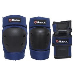 RAZOR YOUTH PAD SET - NAVY BLUE (3pc)