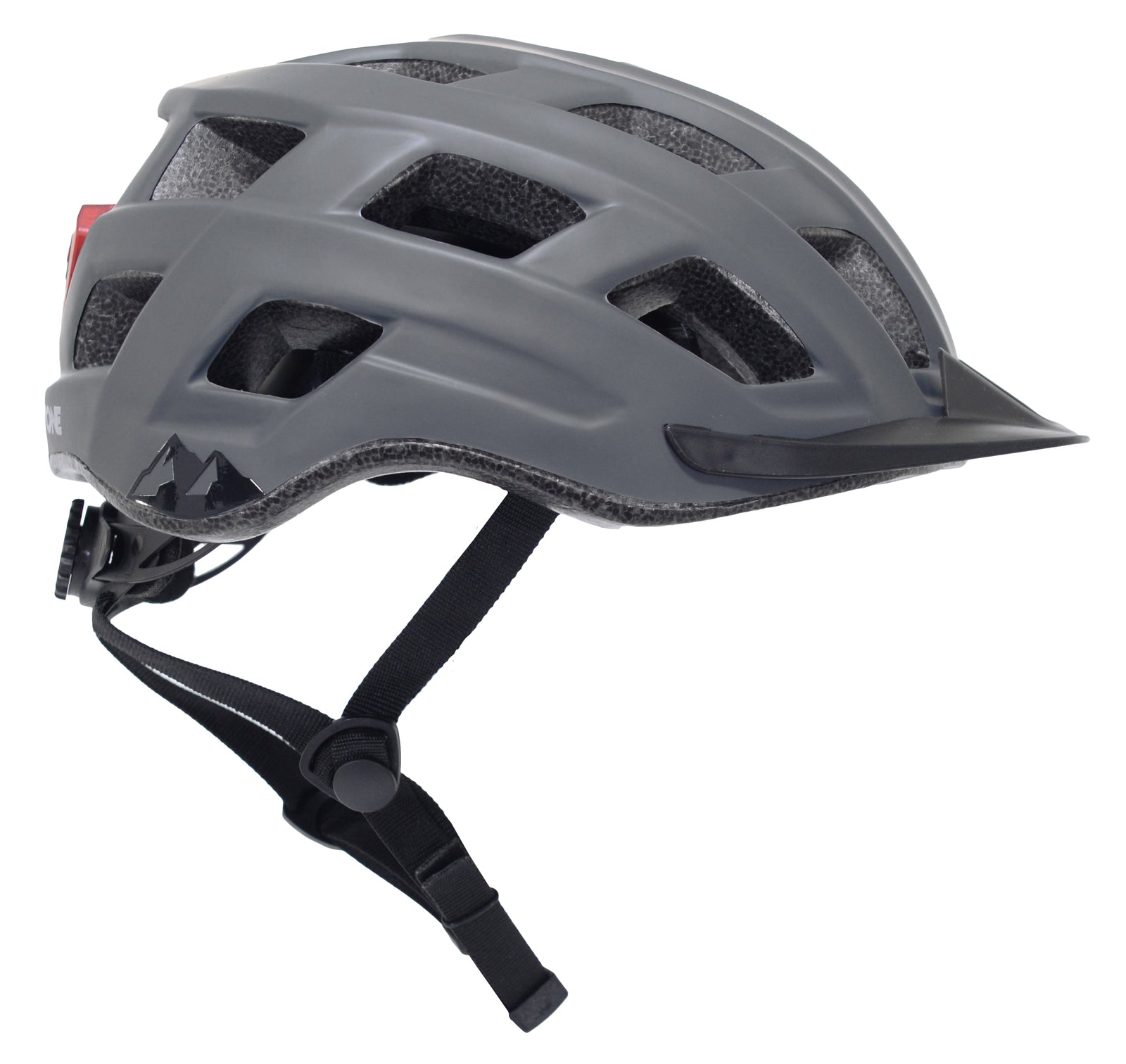 CAPSTONE™ ADULT HELMET W/ LIGHT - GREY