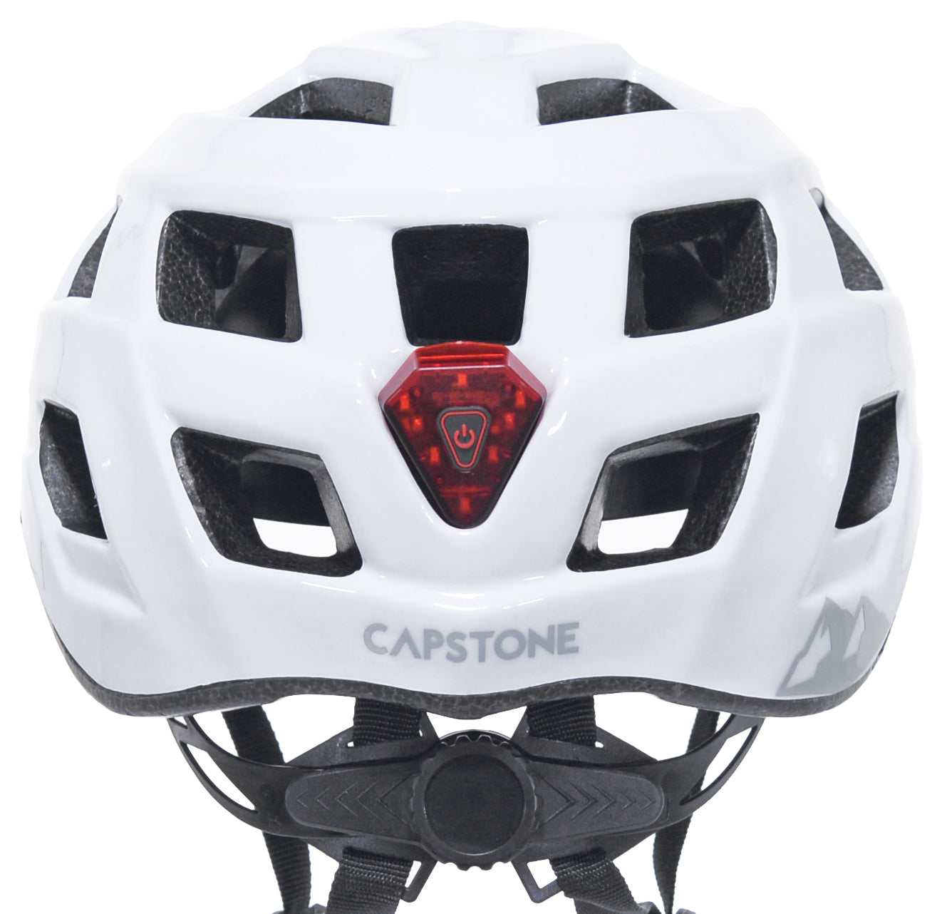 CAPSTONE™ ADULT HELMET W/ LIGHT - WHITE