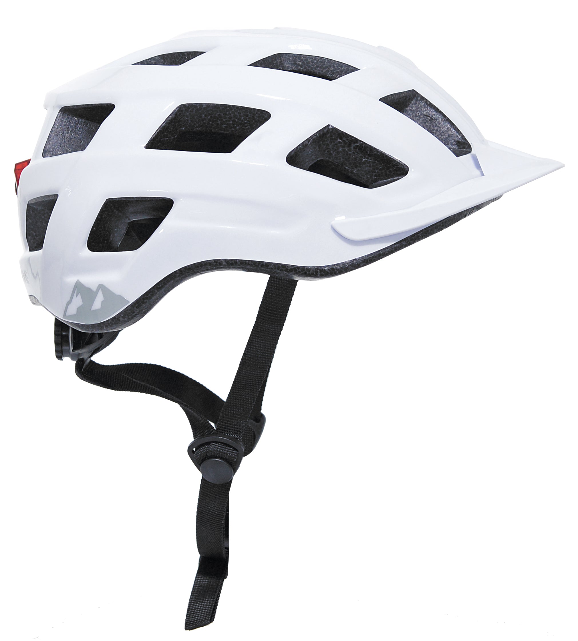 CAPSTONE™ ADULT HELMET W/ LIGHT - WHITE