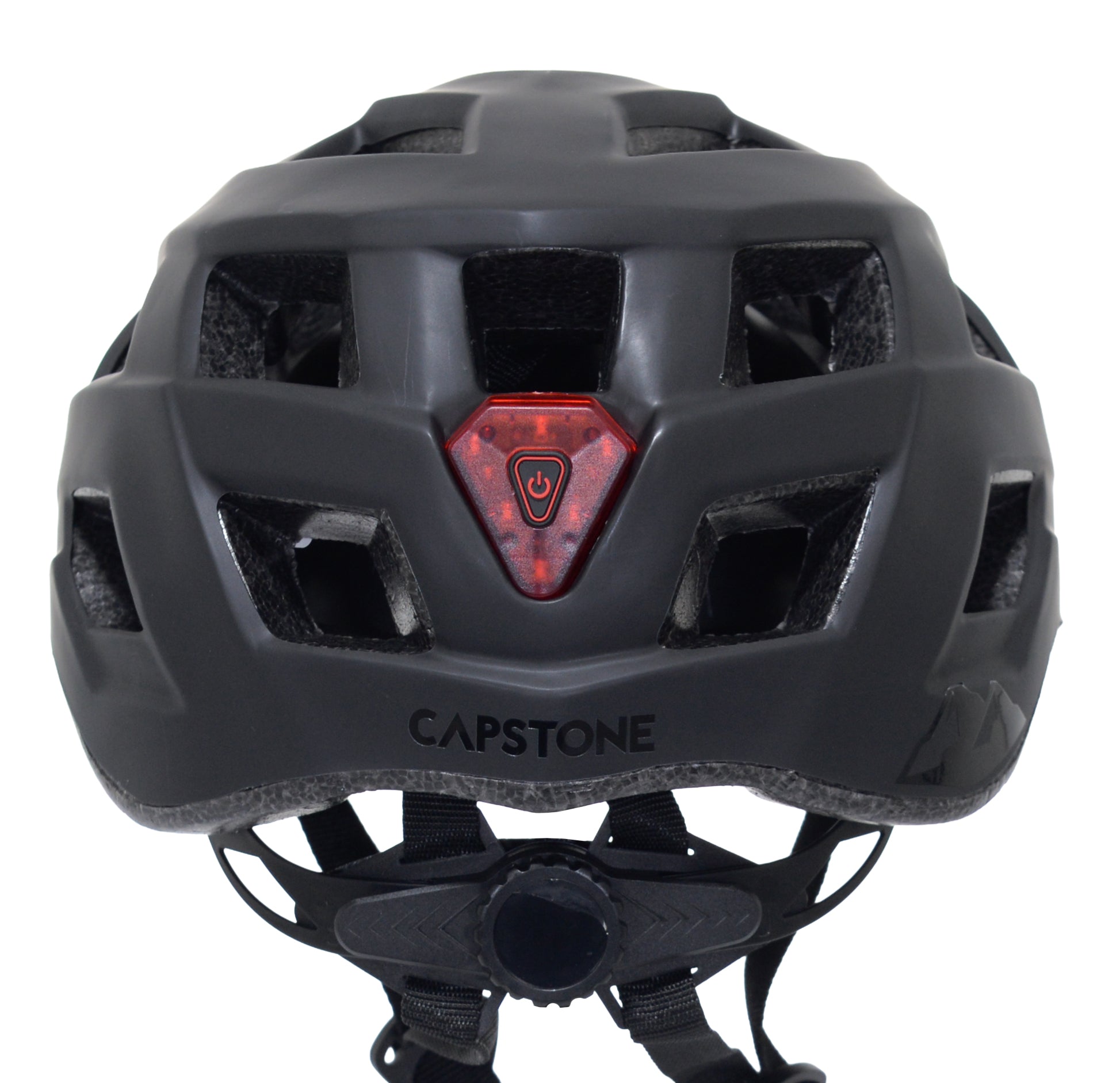 CAPSTONE™ ADULT HELMET W/ LIGHT - BLACK