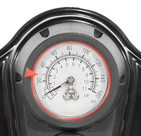 CAPSTONE ALLOY AIR PUMP WITH GAUGE (4pc)