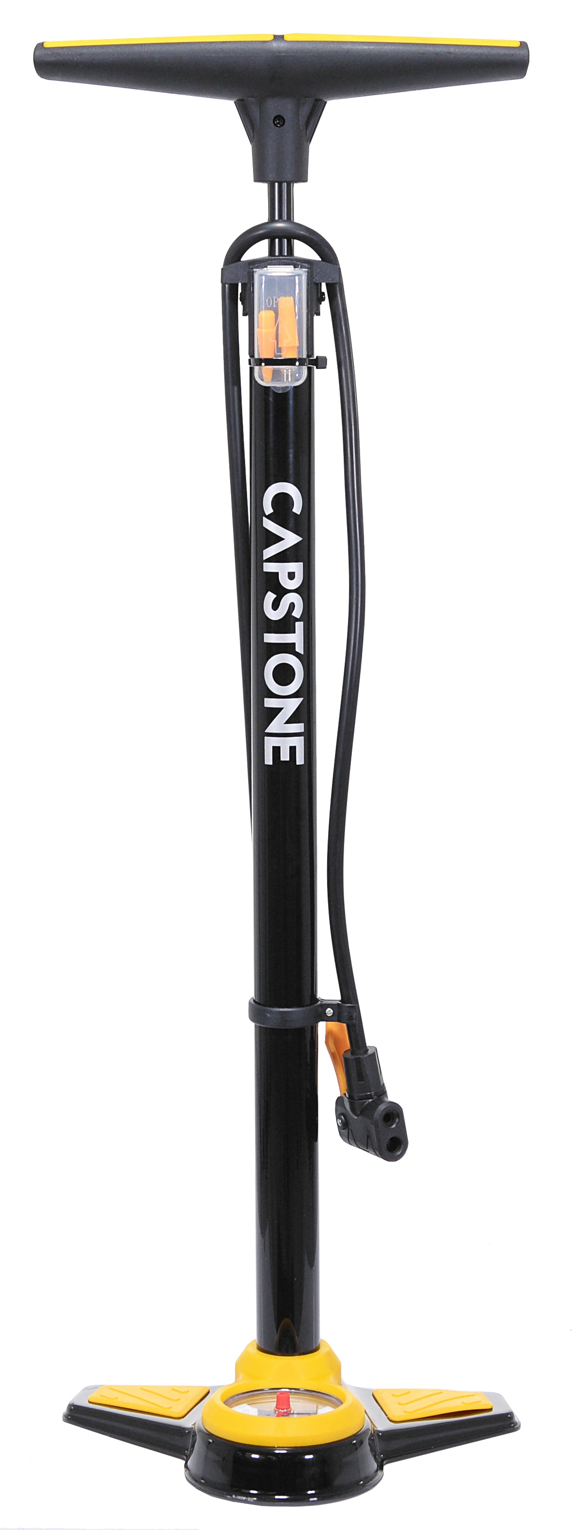 CAPSTONE ALLOY AIR PUMP WITH GAUGE (4pc)