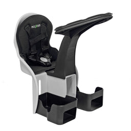 KAZAM CENTER MOUNTED CHILD BIKE SEAT - LIGHT GREY