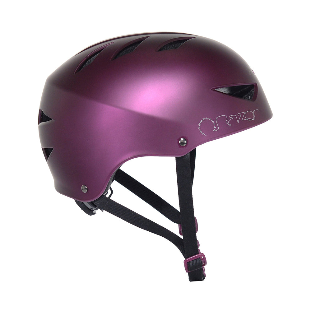 RAZOR ADULT HELMET - PLUM (2pc)