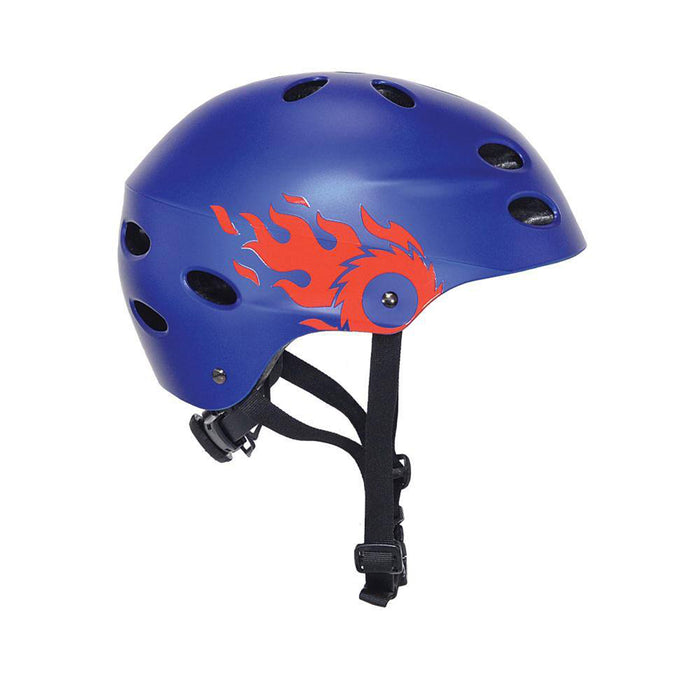 RAZOR® CHILD HELMET - BLUE FLAME