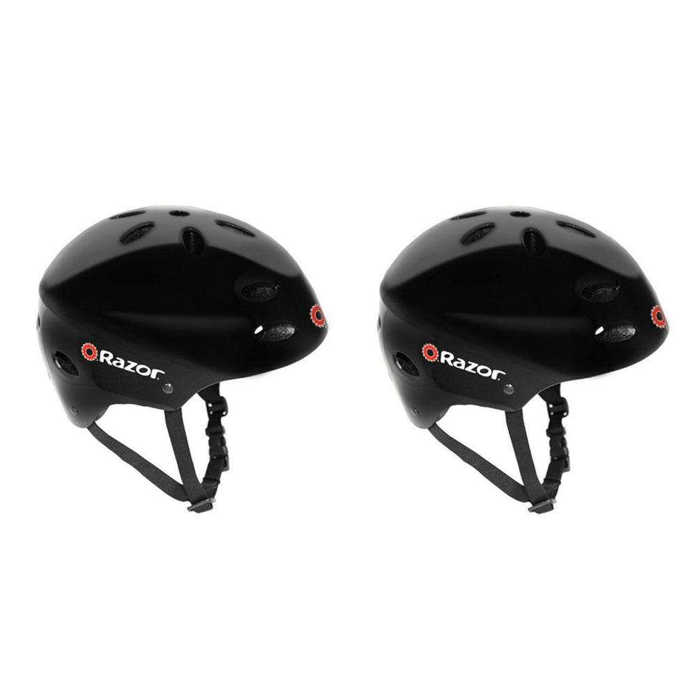 RAZOR CHILD HELMET - 2 PACK - BLACK (2pc)
