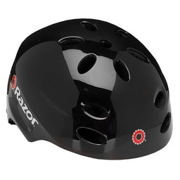 RAZOR CHILD HELMET - BLACK (2pc)