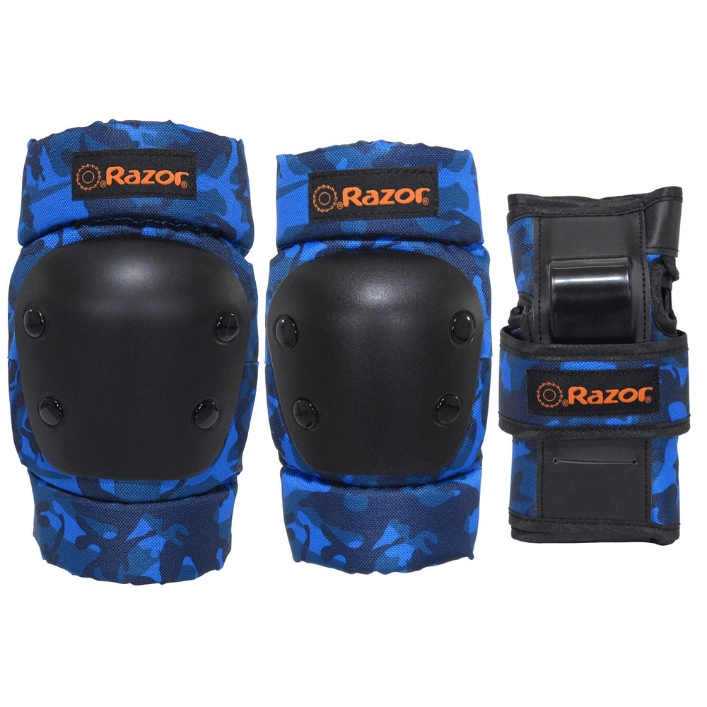 RAZOR YOUTH PAD SET - BLUE CAMO (3pc)