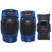 RAZOR YOUTH PAD SET - BLUE CAMO (3pc)