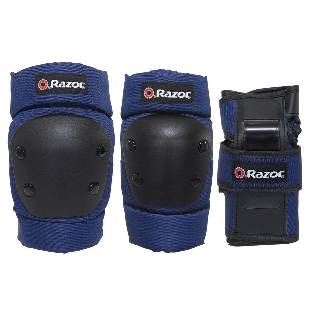 RAZOR YOUTH PAD SET - NAVY BLUE (3pc)