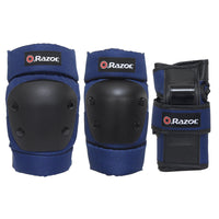 RAZOR YOUTH PAD SET - NAVY BLUE (3pc)